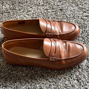 Jcrew Brown Leather Loafers